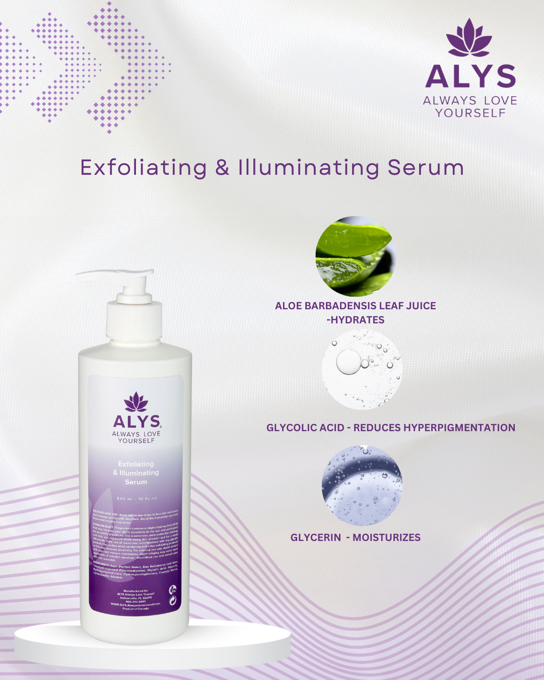 Exfoliating & Illuminating Serum -18oz