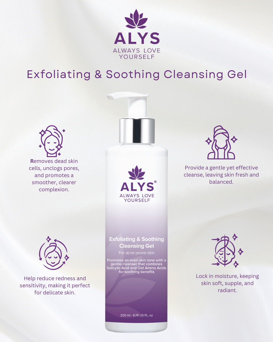 Exfoliating & Soothing Cleansing Gel