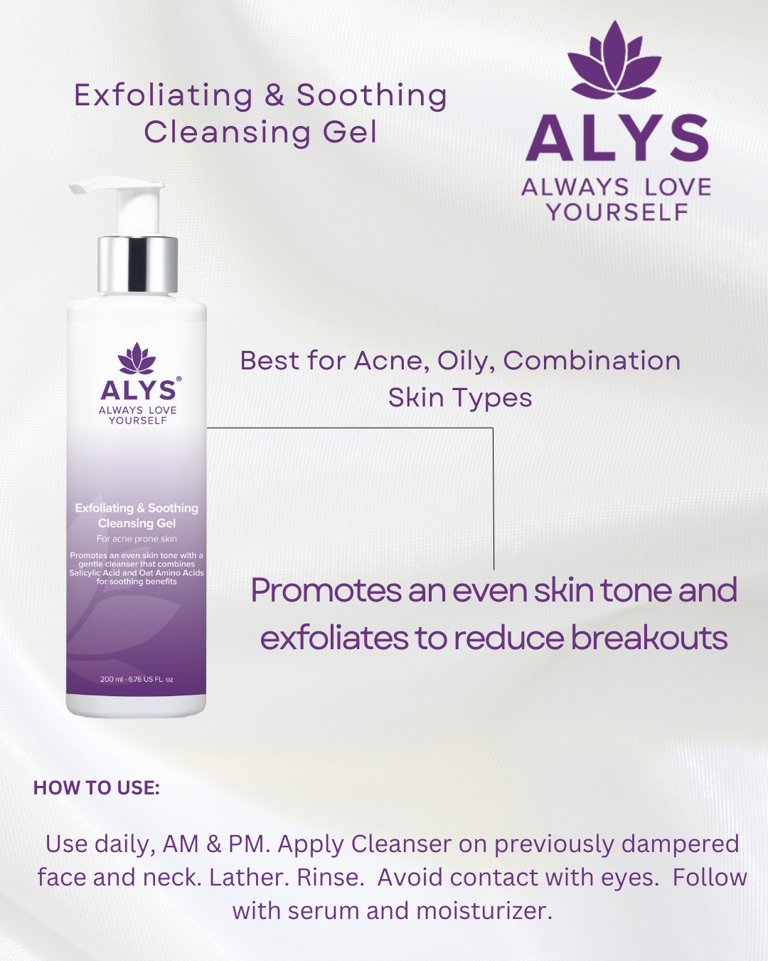 Exfoliating & Soothing Cleansing Gel