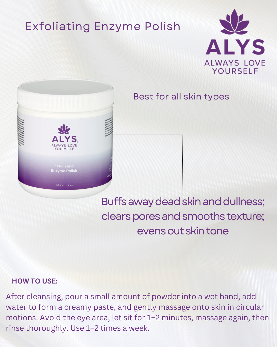 Exfoliating Enzyme Polish- 18oz