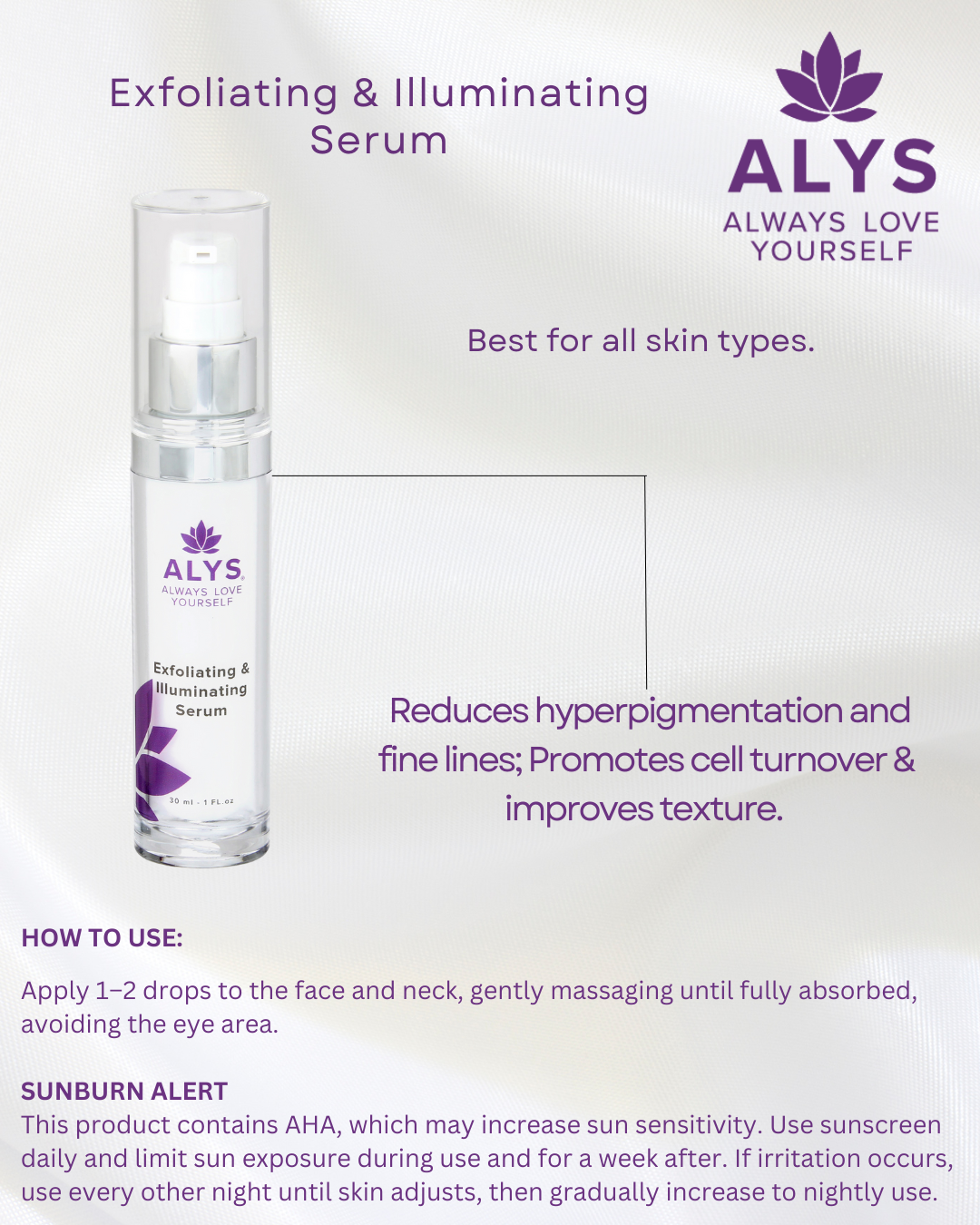 Exfoliating & Illuminating Serum 1oz