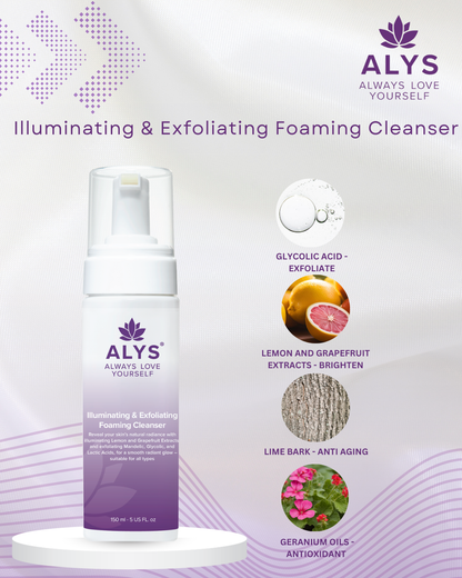 Illuminating &amp; Exfoliating Foaming Cleanser